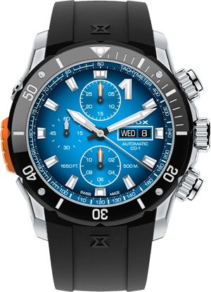 Годинник Edox CO-1 Chronograph Automatic 01128 3NOCA BUIDN 311024 фото