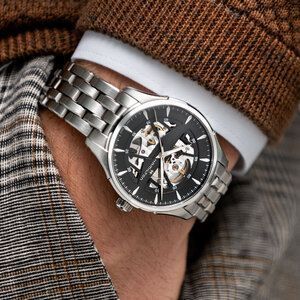 Годинник Hamilton Jazzmaster Skeleton Auto H42535180 580336 фото