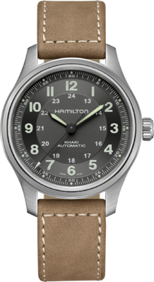Годинник Hamilton Khaki Field Titanium Auto H70545550 580343 фото