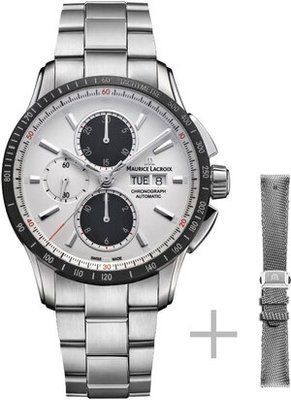 Годинник Maurice Lacroix Pontos S Chronograph 43mm PT6038-SSL2H-130-A + ремінець 431153 фото
