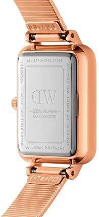 Годинник Daniel Wellington Quadro Lumine Pressed Piano DW00100578 375753 фото