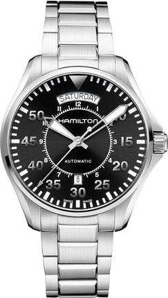 Часы Hamilton Khaki Aviation Pilot Day Date Auto H64615135 580272 фото