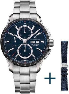 Годинник Maurice Lacroix Pontos S Chronograph 43mm PT6038-SSL2H-430-C + ремінець 431154 фото