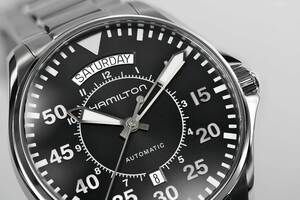 Часы Hamilton Khaki Aviation Pilot Day Date Auto H64615135 580272 фото