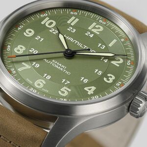 Годинник Hamilton Khaki Field Titanium Auto H70545560 580484 фото