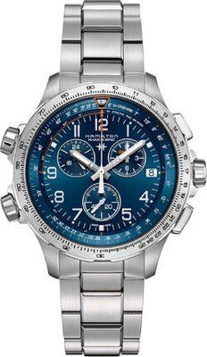 Годинник Hamilton Khaki Aviation X-Wind GMT Chrono Quartz H77922141 580528 фото