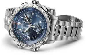 Годинник Hamilton Khaki Aviation X-Wind GMT Chrono Quartz H77922141 580528 фото