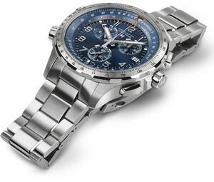 Годинник Hamilton Khaki Aviation X-Wind GMT Chrono Quartz H77922141 580528 фото