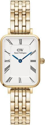 Годинник Daniel Wellington Quadro Roman Numerals 5-link Gold DW00100688 375828 фото
