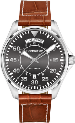 Годинник Hamilton Khaki Aviation Pilot Day Date Auto H64615585 580041 фото