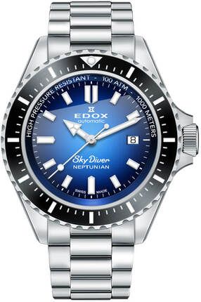 Часы Edox SkyDiver Neptunian Automatic 80120 3NM BUIDN 310740 фото