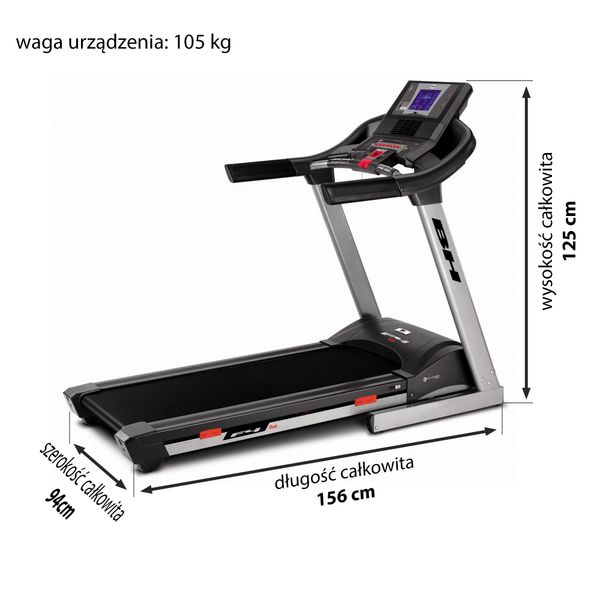 Беговая дорожка BH Fitness F4 Dual 4554 фото