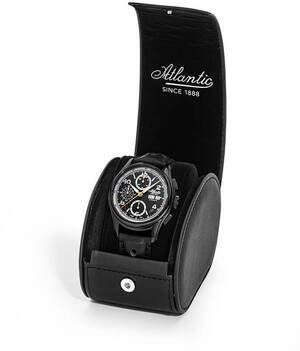 Годинник Atlantic Worldmaster Prestige Valjoux Chronograph 55853.46.65 + дорожний футляр 571193 фото