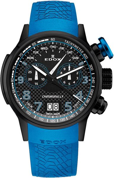 Годинник Edox Chronorally Chronograph 38001 TINNBU3 NIBU3 310753 фото