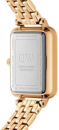 Годинник Daniel Wellington Quadro 5-Link Evergold DW00100622 375775 фото