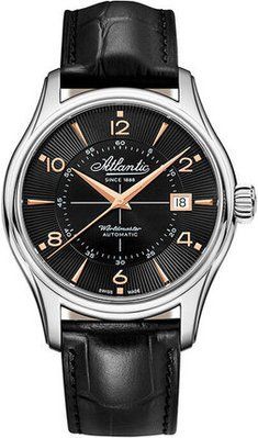 Годинник Atlantic Worldmaster 1888 Automatic 40mm 55750.41.65R 571191 фото