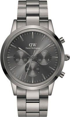 Годинник Daniel Wellington Iconic Chronograph Link Graphite GM DW00100643 375799 фото