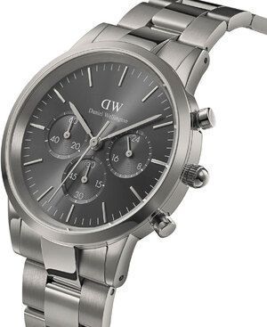 Годинник Daniel Wellington Iconic Chronograph Link Graphite GM DW00100643 375799 фото