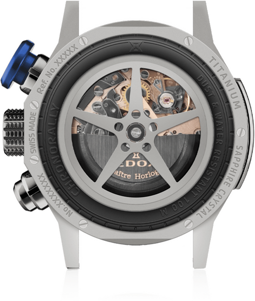 Годинник Edox Chronorally Automatic 01129 TBUCBR BUBR 310772 фото