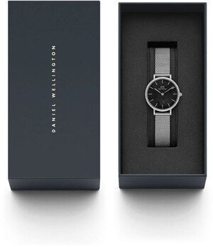 Часы Daniel Wellington Petite Lumine Bezel Sterling Black MOP DW00100661 375801 фото