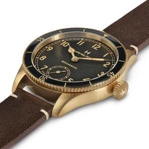 Годинник Hamilton Khaki Aviation Pilot Pioneer Bronze H76709530 580516 фото