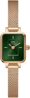 Годинник Daniel Wellington Quadro Mini Melrose Rose Gold Emerald DW00100648 375783 фото