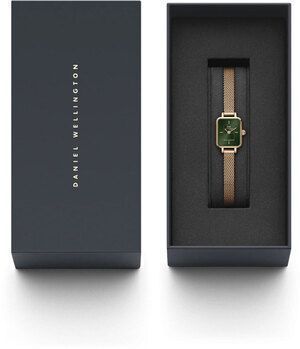 Годинник Daniel Wellington Quadro Mini Melrose Rose Gold Emerald DW00100648 375783 фото