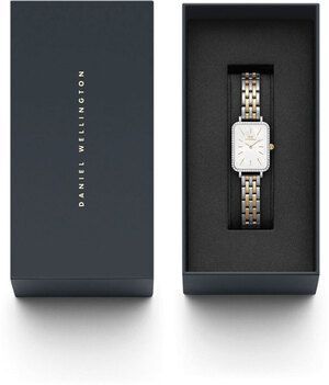 Годинник Daniel Wellington Quadro Lumine Bezel 5-Link Two-Tone MOP DW00100671 375806 фото