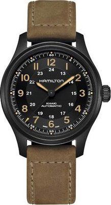 Годинник Hamilton Khaki Field Titanium Auto H70665533 580414 фото