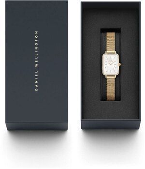 Годинник Daniel Wellington Quadro Lumine Bezel Evergold MOP DW00100668 375810 фото