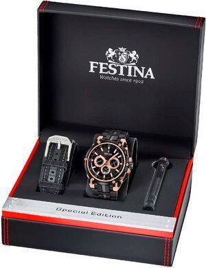 Годинник Festina F20329/1 + ремінь 345601 фото