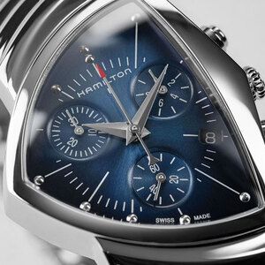 Годинник Hamilton Ventura Chrono Quartz H24432141 580601 фото