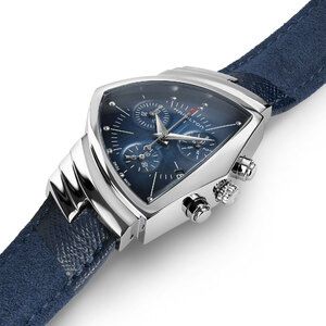 Годинник Hamilton Ventura Chrono Quartz H24432941 580602 фото