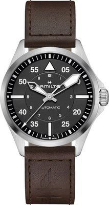 Годинник Hamilton Khaki Aviation Pilot Auto 39mm H76305530 580683 фото