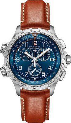 Годинник Hamilton Khaki Aviation X-Wind GMT Chrono Quartz H77922541 580529 фото