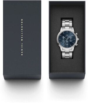 Годинник Daniel Wellington Iconic Chronograph Link Arctic S DW00100644 375793 фото
