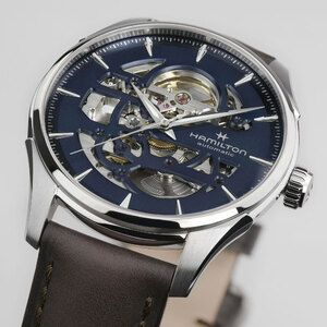 Часы Hamilton Jazzmaster Skeleton Auto H42535541 580606 фото