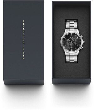 Часы Daniel Wellington Iconic Chronograph Link Onyx S DW00100645 375794 фото