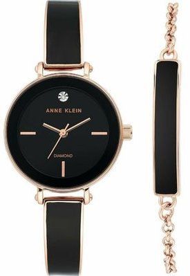 Годинник Anne Klein AK/3620BKST + браслет 780603 фото