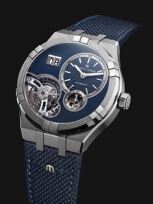 Часы Maurice Lacroix Aikon Master Grand Date AI6118-SS00E-430-C + ремешок 431022 фото