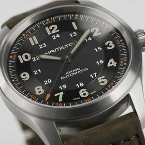 Годинник Hamilton Khaki Field Titanium Auto H70205830 580542 фото