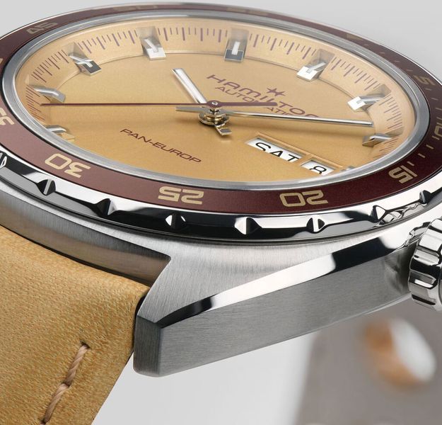 Часы Hamilton American Classic Pan Europ Day Date Auto H35435820 + ремешок 580555 фото