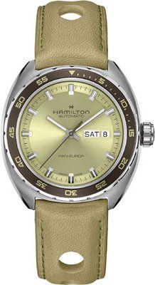 Годинник Hamilton American Classic Pan Europ Day Date Auto H35445860 + ремінець 580556 фото