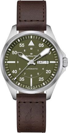 Часы Hamilton Khaki Aviation Pilot Day Date Auto H64635560 580611 фото