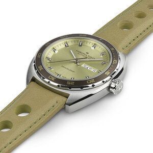 Годинник Hamilton American Classic Pan Europ Day Date Auto H35445860 + ремінець 580556 фото