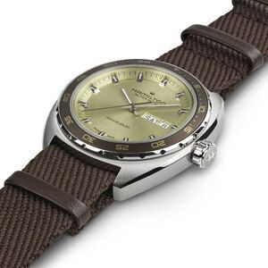 Годинник Hamilton American Classic Pan Europ Day Date Auto H35445860 + ремінець 580556 фото