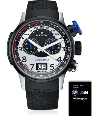 Годинник Edox Chronorally Limited Edition 38001 TINNBU BN + ремінець 310807 фото