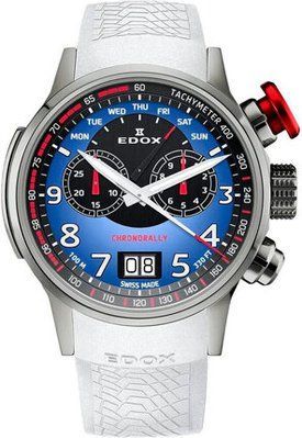 Годинник Edox Chronorally Limited Edition 38001 TINR BUDN + ремінець 310809 фото