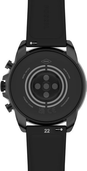 Годинник Fossil Gen 6 Black Silicone (FTW4061) 860715 фото